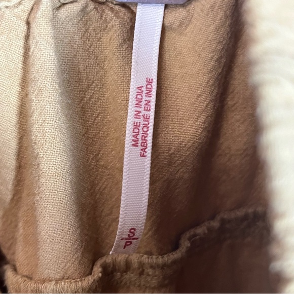 Free People Mariposa Camel Mini Skirt Size Small - Picture 9 of 11